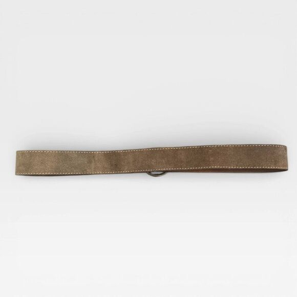 Vintage GAP Suede O-Ring Statement Belt M Boho Western Unique Made in England